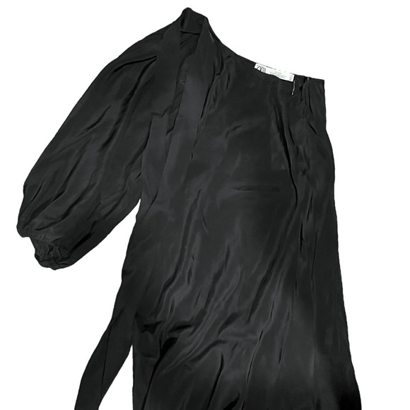 Zara Studio Limited Edition Asymmetrical Maxi Dress - Picture 15 of 16